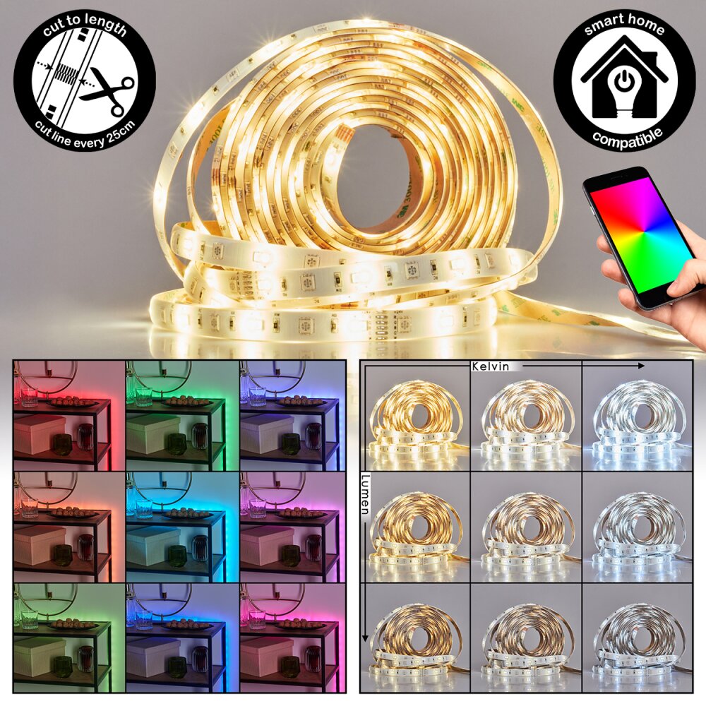 Rayen Paski LED LED Biały, 1-punktowy, Zmieniacz kolorów main product photo