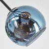 Koyoto lampa sufitowa, kula świetlna 82 cm niebeieski, zielony, miedziany, 7-punktowe