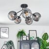 Koyoto lampa sufitowa, kula świetlna 52 cm przydymiony, 5-punktowe