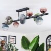 Chehalis lampa sufitowa, kula świetlna niebeieski, zielony, przezroczysty, miedziany, 10-punktowe