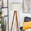 Flemming lampa stojąca kolory naturalne, czarny, 1-punktowy