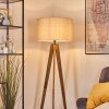 Flemming lampa stojąca kolory naturalne, czarny, 1-punktowy