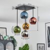 Koyoto Lampa sufitowa, Kula świetlna Niebeieski, Chrom, Złoty, Zielony, W kolorze miedzi, Przydymiony, 5-punktowe
