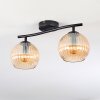 Koyoto lampa sufitowa, kula świetlna bursztynowy, 2-punktowe