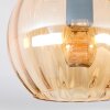 Koyoto lampa sufitowa, kula świetlna bursztynowy, 2-punktowe