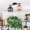 Koyoto lampa sufitowa, kula świetlna bursztynowy, przydymiony, 2-punktowe