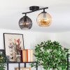 Koyoto lampa sufitowa, kula świetlna bursztynowy, przydymiony, 2-punktowe