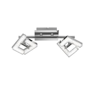 Wofi LEA Lampa Sufitowa Chrom, 2-punktowe Wofi LEA Lampa Sufitowa Chrom, 2-punktowe