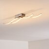 Kalandi Lampa Sufitowa LED Nikiel matowy, 2-punktowe