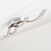 Kalandi Lampa Sufitowa LED Nikiel matowy, 2-punktowe