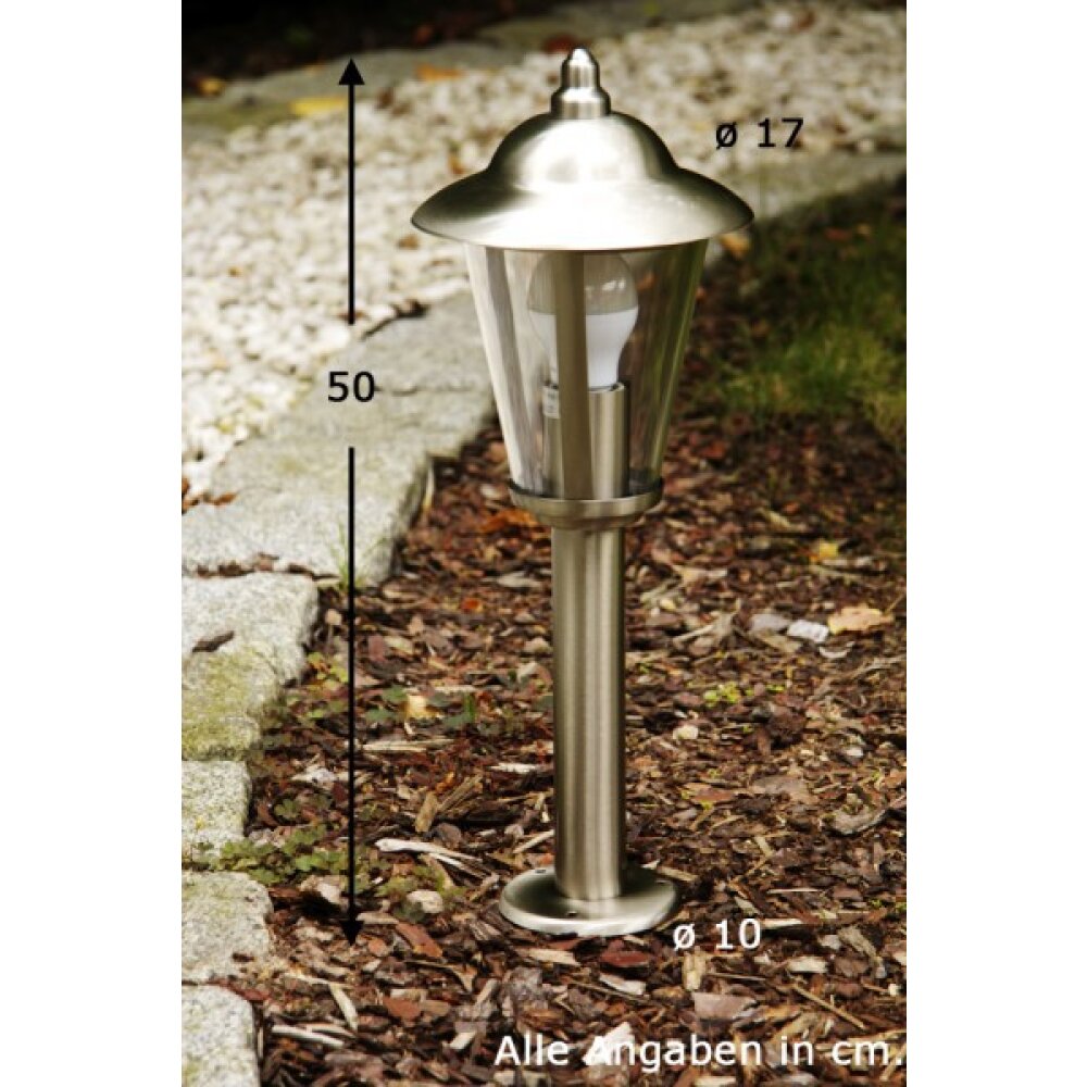 Brilliant Neil zewnętrzna lampa słupek Stal nierdzewna, 1-punktowy main product photo