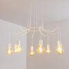 Cuyama Lampa Wisząca Biały, 8-punktowe