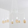 Cuyama Lampa Wisząca Biały, 8-punktowe
