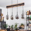 Pedreles Lampa Wisząca Ecru, Czarny, 4-punktowe