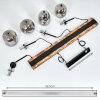 Pedreles Lampa Wisząca Ecru, Czarny, 4-punktowe