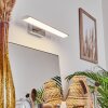 Morges Lampa oświetlająca lustro LED Chrom, Biały, 1-punktowy Morges Lampa oświetlająca lustro LED Chrom, Biały, 1-punktowy