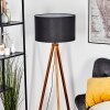 Flemming lampa stojąca kolory naturalne, czarny, 1-punktowy