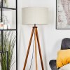 Flemming lampa stojąca kolory naturalne, czarny, 1-punktowy