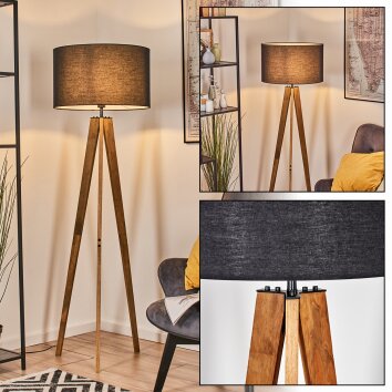 Flemming Lampa stojąca Ecru, Czarny, 1-punktowy
