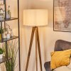 Flemming lampa stojąca kolory naturalne, czarny, 1-punktowy