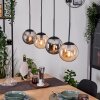 Gastor lampa wisząca, kula świetlna, lampa wisząca bursztynowy, przydymiony, 4-punktowe