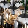 Gastor lampa wisząca, kula świetlna, lampa wisząca bursztynowy, przydymiony, 4-punktowe