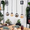 Gastor lampa wisząca, kula świetlna, lampa wisząca bursztynowy, przydymiony, 4-punktowe