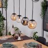 Gastor lampa wisząca, kula świetlna, lampa wisząca bursztynowy, przezroczysty, przydymiony, 4-punktowe