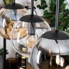 Gastor lampa wisząca, kula świetlna, lampa wisząca bursztynowy, przezroczysty, przydymiony, 4-punktowe