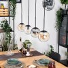 Gastor lampa wisząca, kula świetlna, lampa wisząca bursztynowy, przezroczysty, przydymiony, 4-punktowe