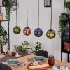 Gastor lampa wisząca, kula świetlna, lampa wisząca niebeieski, zielony, miedziany, 4-punktowe