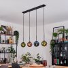 Gastor lampa wisząca, kula świetlna, lampa wisząca niebeieski, zielony, miedziany, 4-punktowe