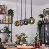 Gastor Lampa wisząca, Kula świetlna, Lampa wisząca Niebeieski, Zielony, W kolorze miedzi, 4-punktowe