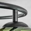 Koyoto lampa sufitowa, kula świetlna 37 cm niebeieski, złoty, zielony, 3-punktowe