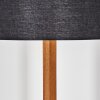 Flemming lampa stojąca kolory naturalne, czarny, 1-punktowy