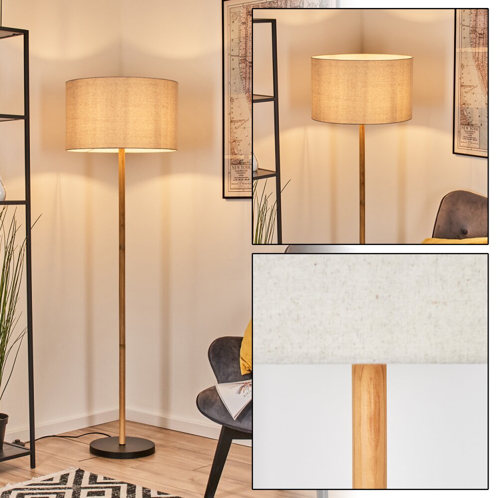 Flemming Lampa stojąca Ecru, Czarny, 1-punktowy main product photo