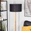 Flemming lampa stojąca kolory naturalne, czarny, 1-punktowy