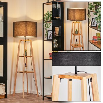 Flemming lampa stojąca kolory naturalne, 1-punktowy