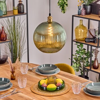 Koyoto Lampa wisząca, Kula świetlna, Lampa wisząca Złoty, 1-punktowy