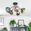 Gastor lampa sufitowa, kula świetlna 52 cm niebeieski, chrom, zielony, przezroczysty, miedziany, przydymiony, 5-punktowe