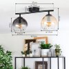 Koyoto lampa sufitowa, kula świetlna bursztynowy, przezroczysty, przydymiony, 2-punktowe