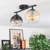 Koyoto lampa sufitowa, kula świetlna bursztynowy, przezroczysty, przydymiony, 2-punktowe