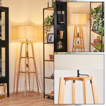 Flemming lampa stojąca kolory naturalne, 1-punktowy