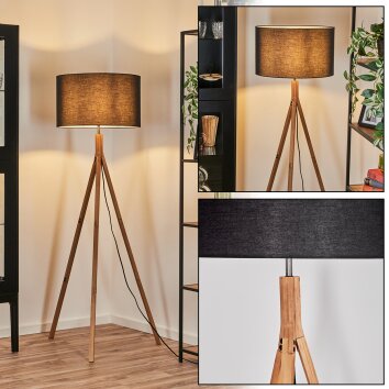 Flemming Lampa stojąca Ecru, Nikiel matowy, 1-punktowy Flemming Lampa stojąca Ecru, Nikiel matowy, 1-punktowy