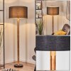 Flemming lampa stojąca kolory naturalne, czarny, 1-punktowy
