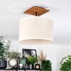 Bassagoda lampa sufitowa kolory naturalne, czarny, 1-punktowy
