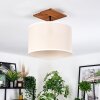 Bassagoda lampa sufitowa kolory naturalne, czarny, 1-punktowy