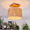 Granja lampa sufitowa kolory naturalne, czarny, 1-punktowy