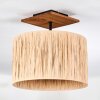 Granja lampa sufitowa kolory naturalne, czarny, 1-punktowy