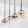 Gastor lampa wisząca, kula świetlna, lampa wisząca bursztynowy, przezroczysty, przydymiony, 4-punktowe